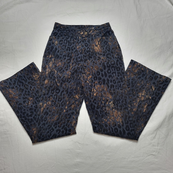 Vintage Leopard Print Jeans - Picture 2 of 6